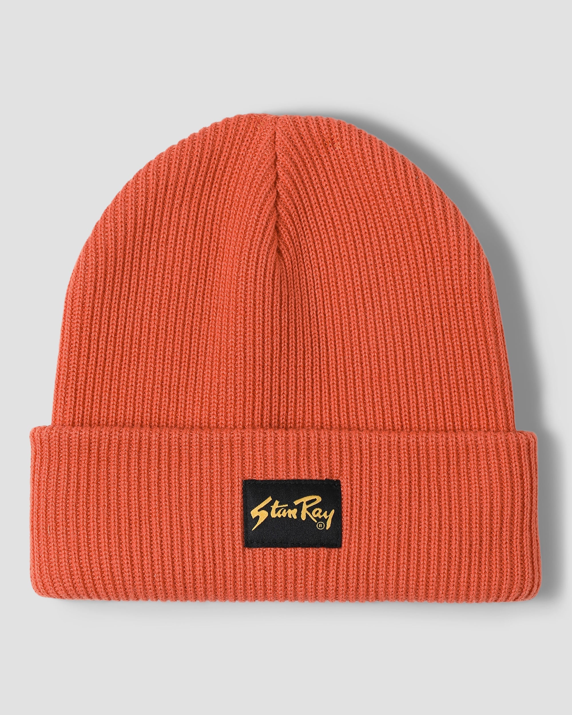 Fold Beanie - Washed Red
