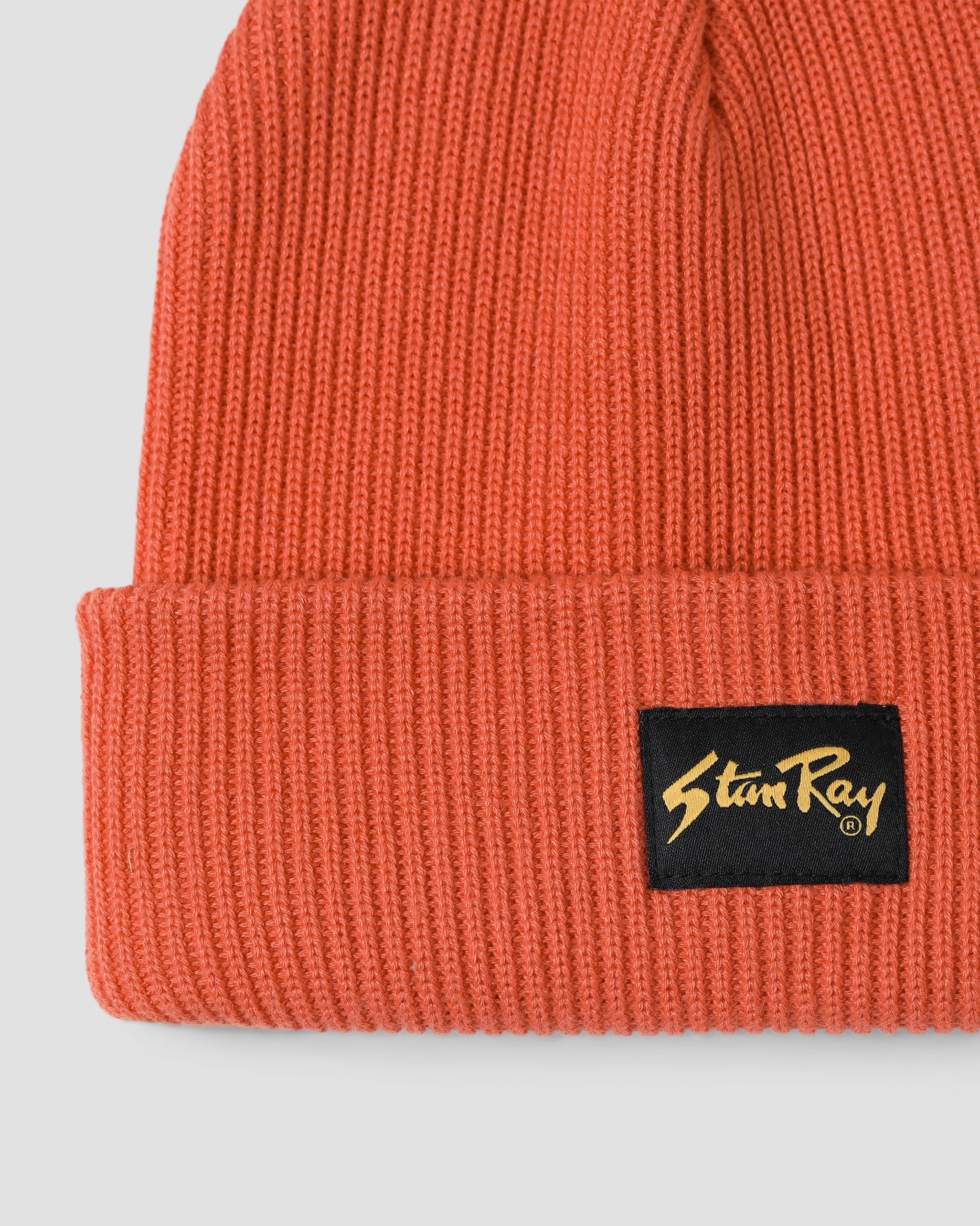 Fold Beanie - Washed Red