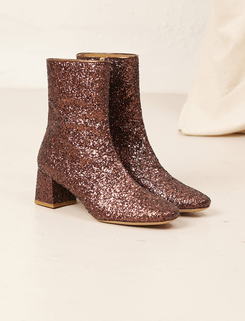 Bottines À Talon Albane - Bronze - Femme
