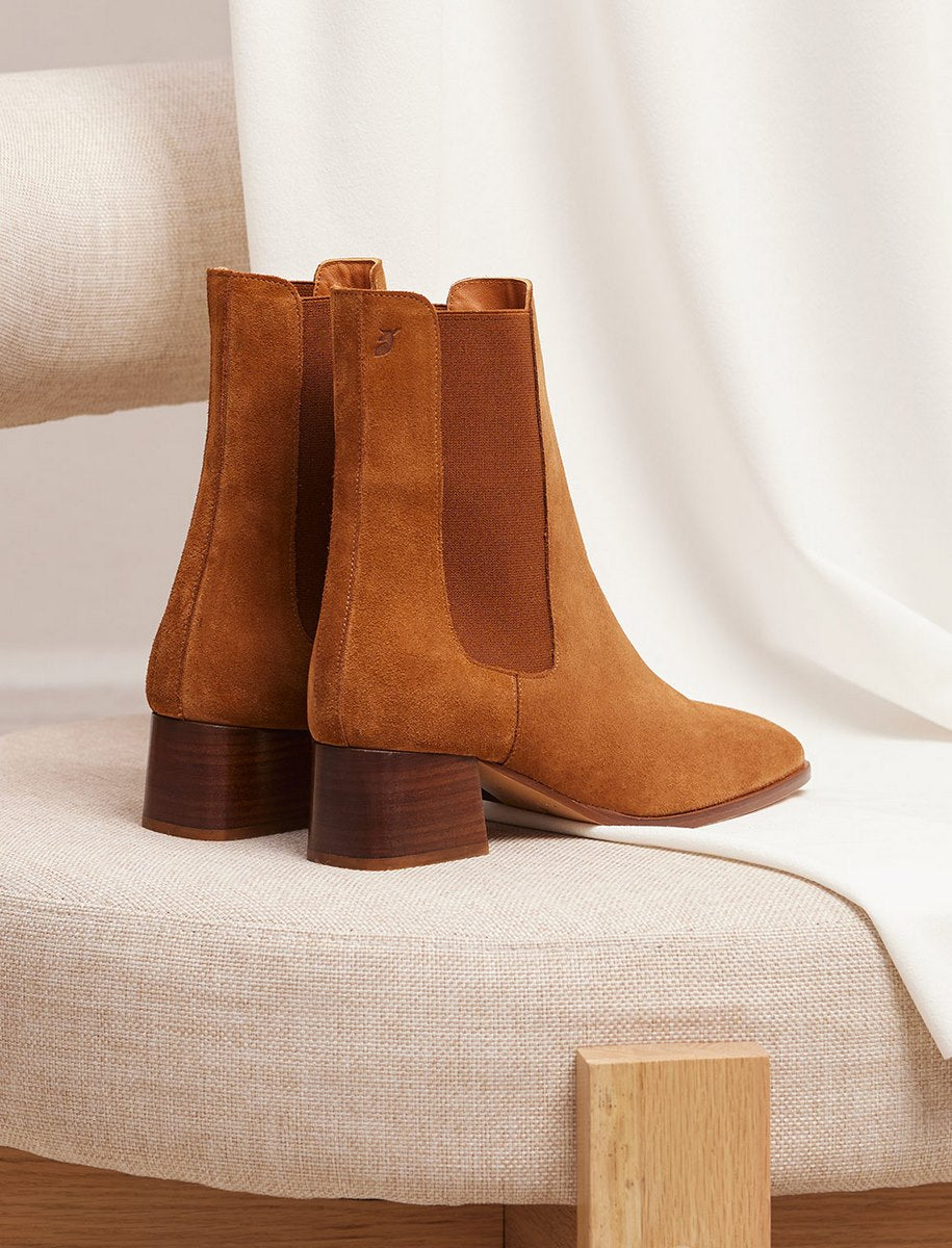 Annabelle Ankle Boots - Chestnut - Women