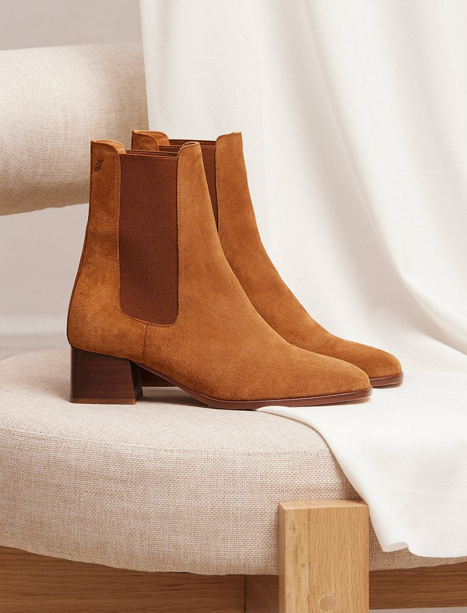 Annabelle Ankle Boots - Chestnut - Women
