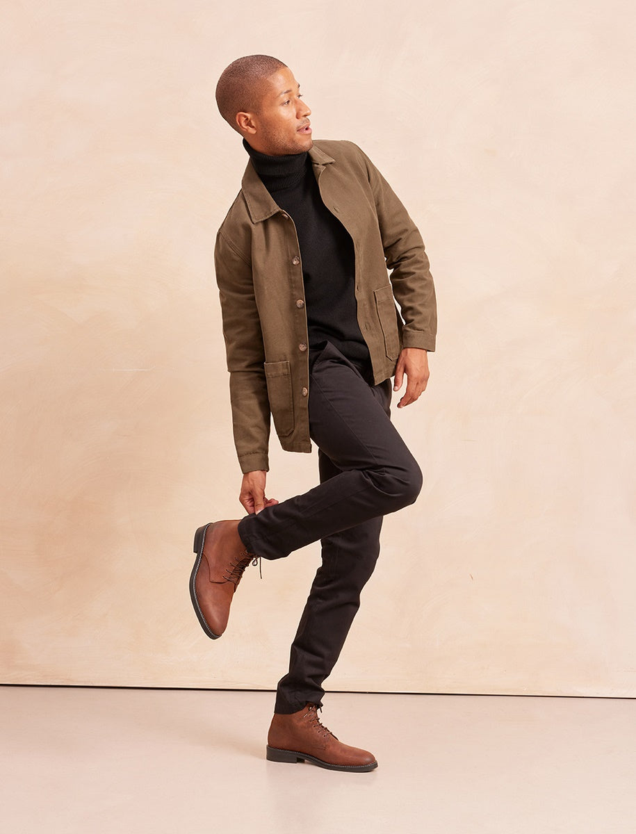 City Combat Boots - Bark - Men