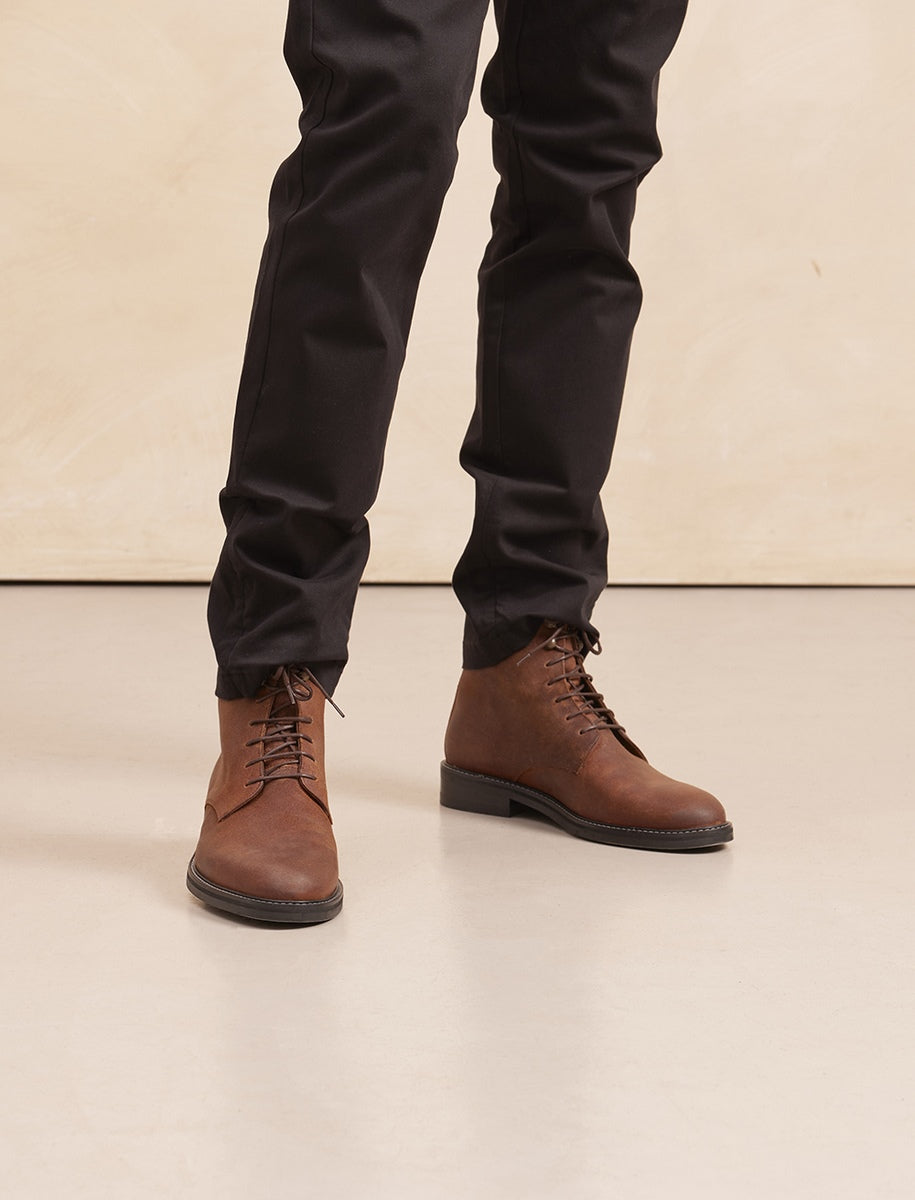 City Combat Boots - Bark - Men