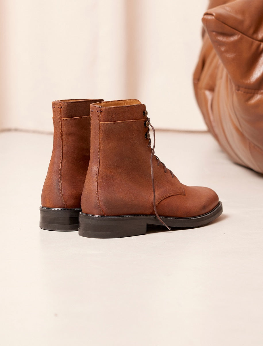 City Combat Boots - Bark - Men