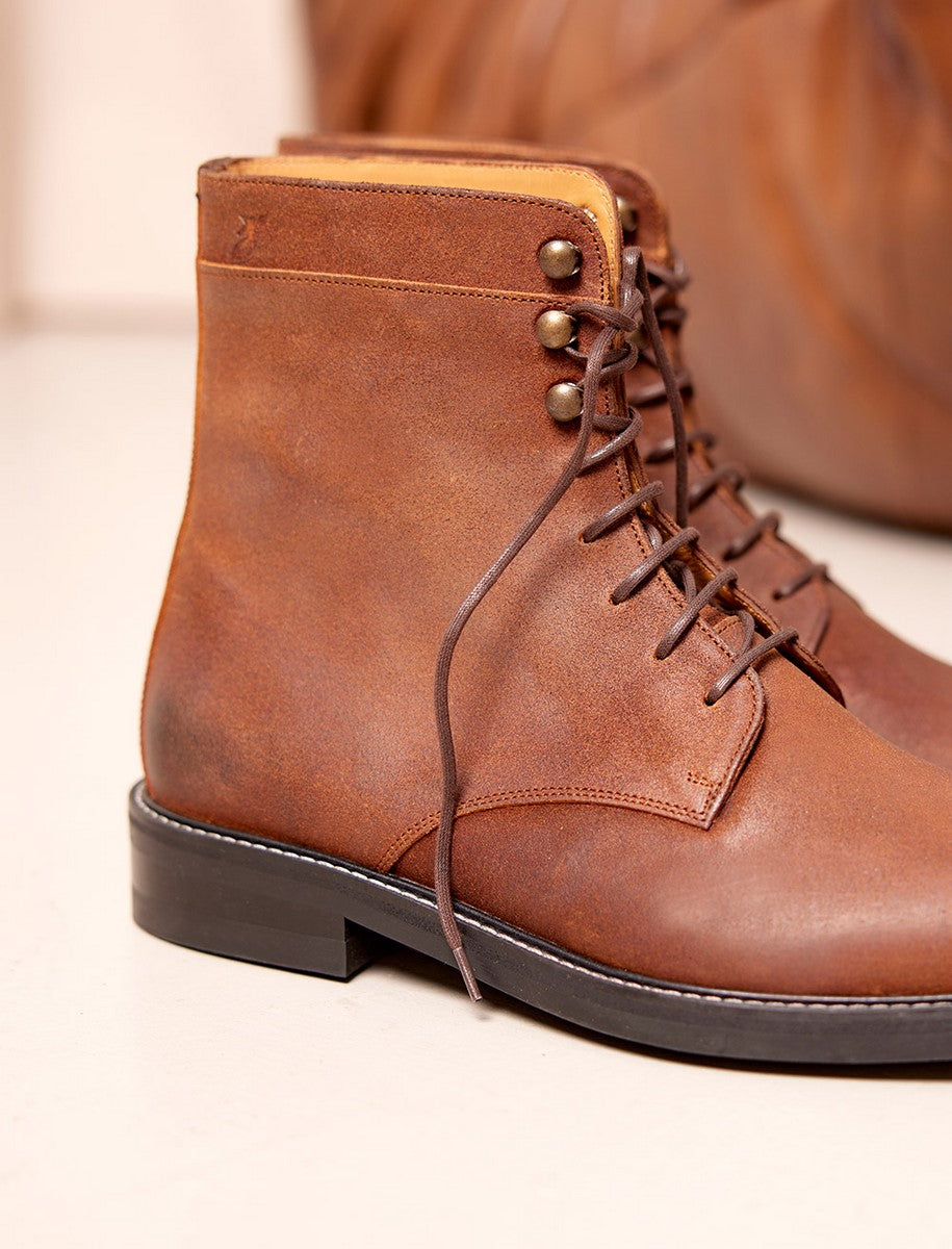 City Combat Boots - Bark - Men
