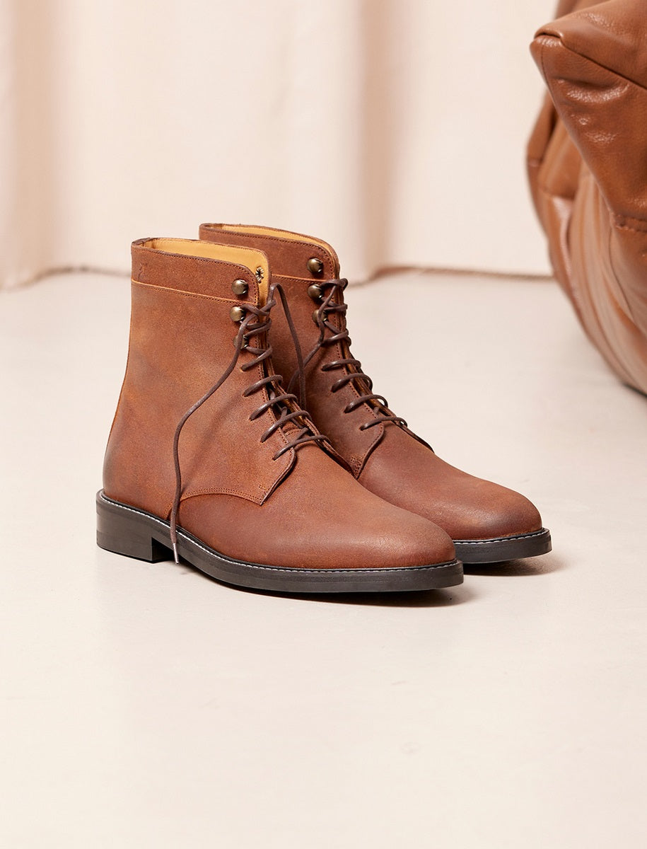 City Combat Boots - Bark - Men