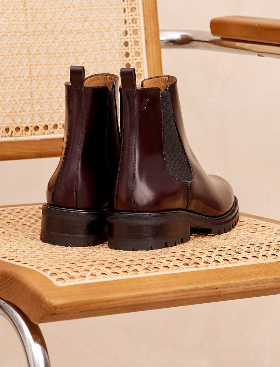 Joy Ankle Boots - Bordeaux - Women