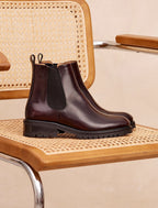 Joy Ankle Boots - Bordeaux - Women