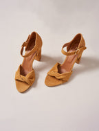 Sandales À Talon Pia - Safran - Femme