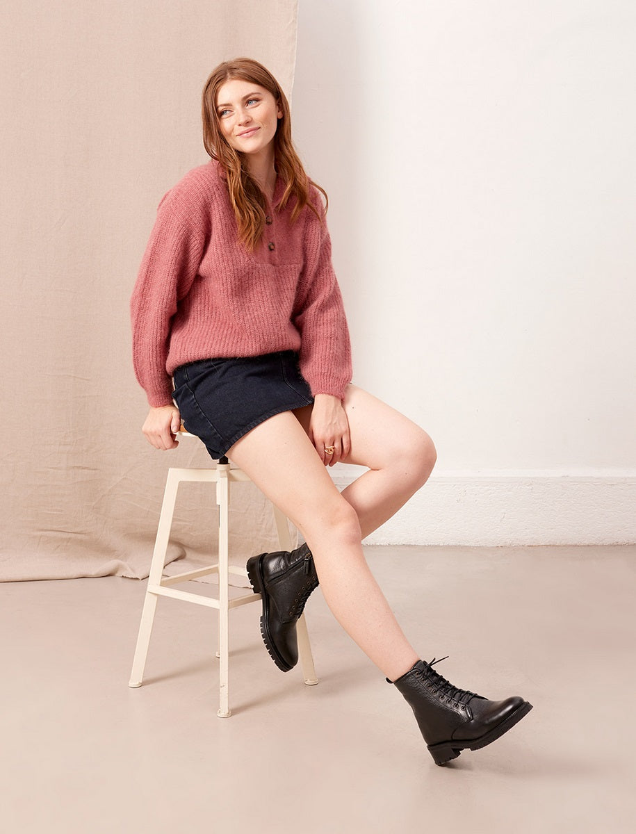 Caroline Ankle Boots - Black - Women