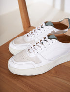 Sneakers À Lacets Vasco - Blanc & Cèdre - Femme