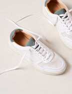 Sneakers À Lacets Vasco - Blanc & Cèdre - Femme