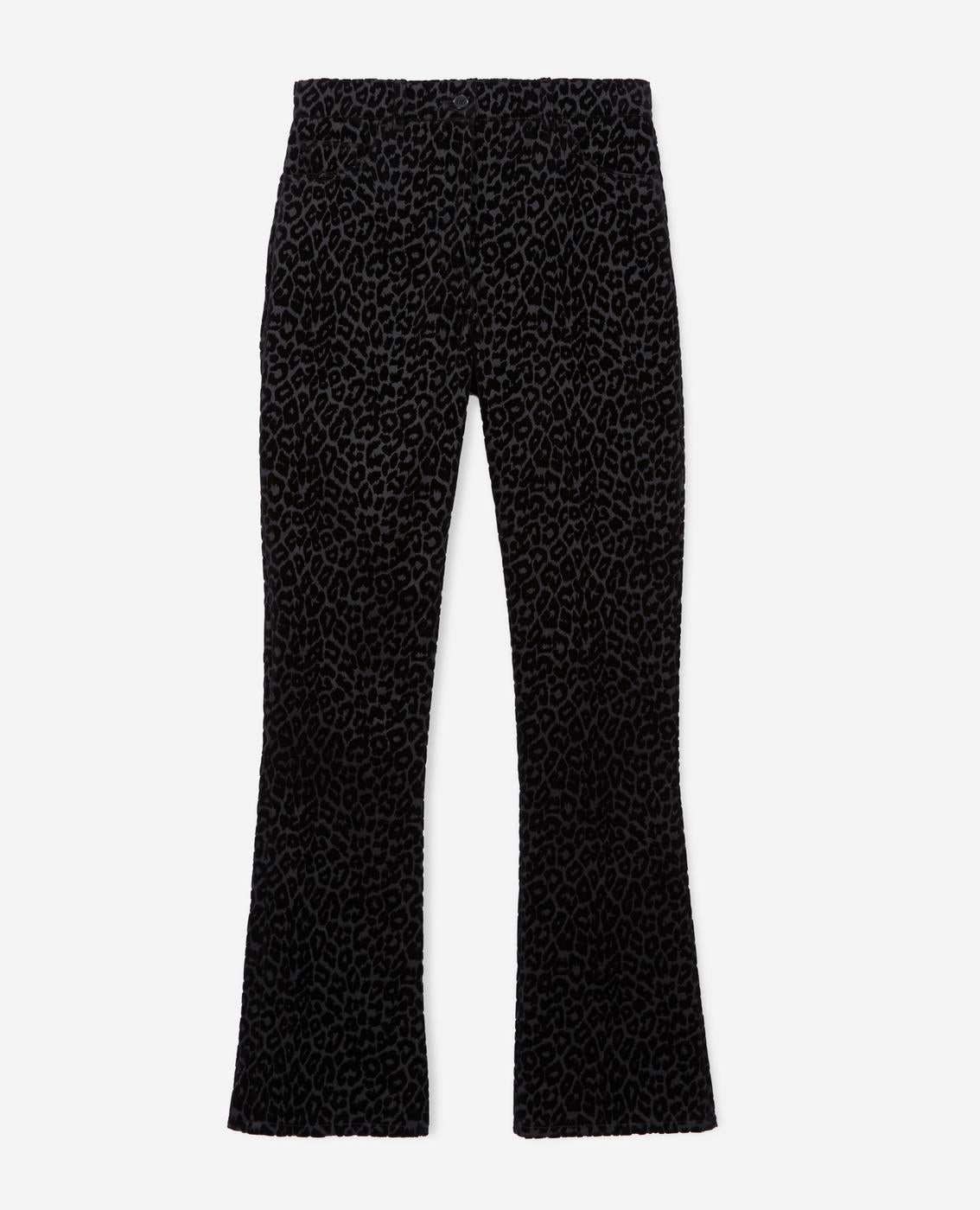 The Kooples - Pantalon Bootcut - Noir Et Gris Foncé - Femme