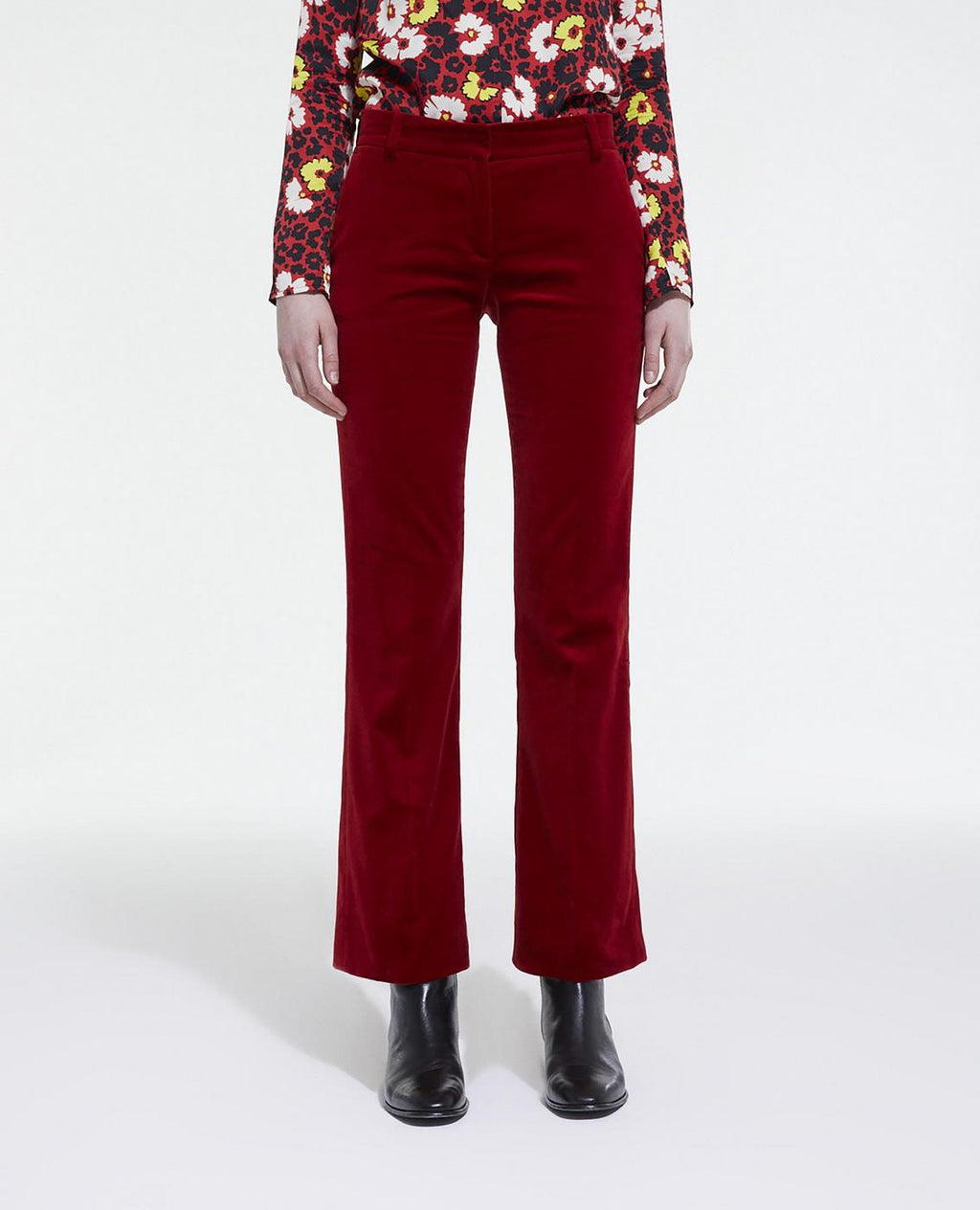 The Kooples - Bootcut Trousers - Red - Women