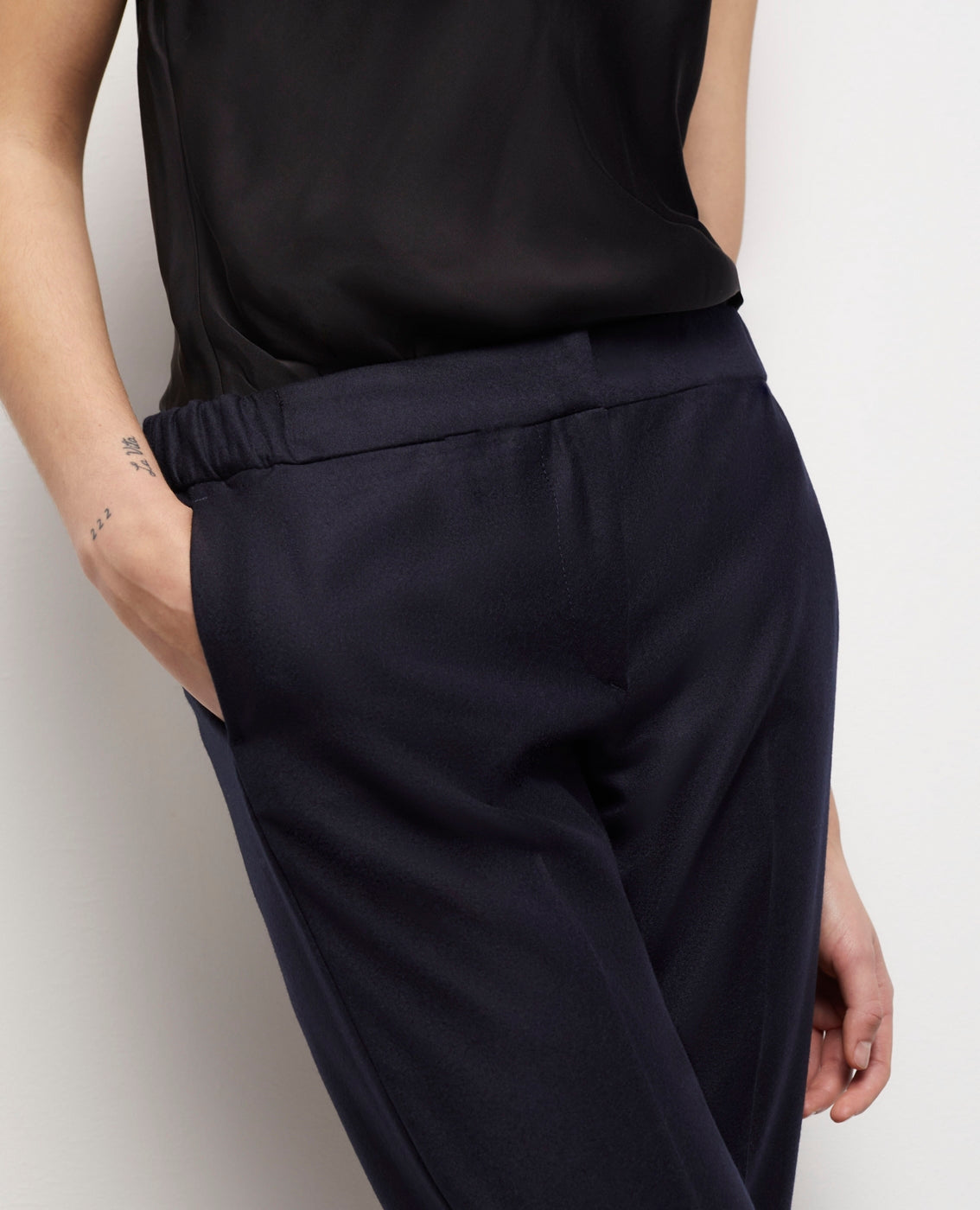The Kooples - Pantalón Traje Detalle Cintura Elástica - Mujer