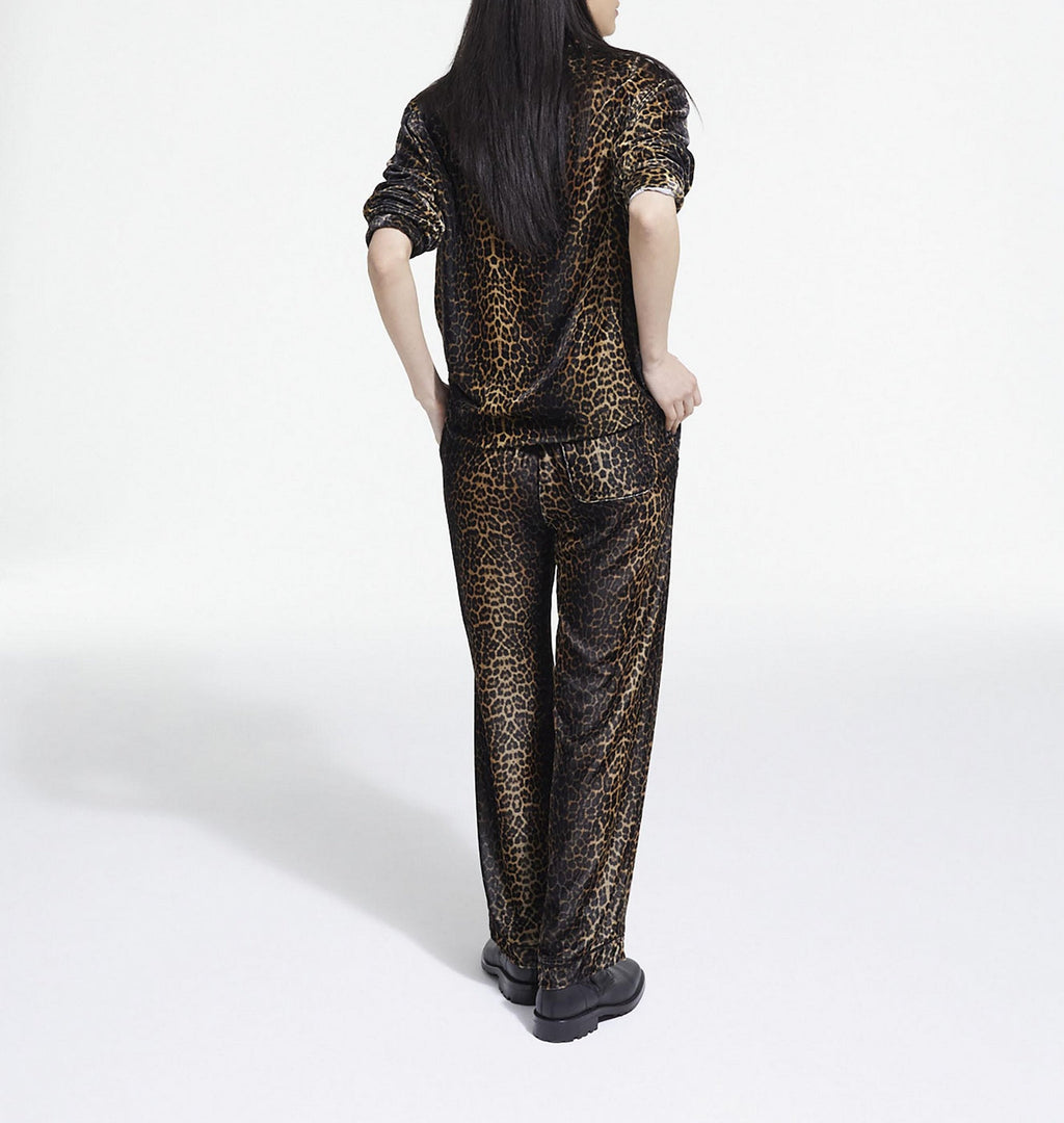 The Kooples - Pantalón Leo Terciopelo Rayas - Mujer