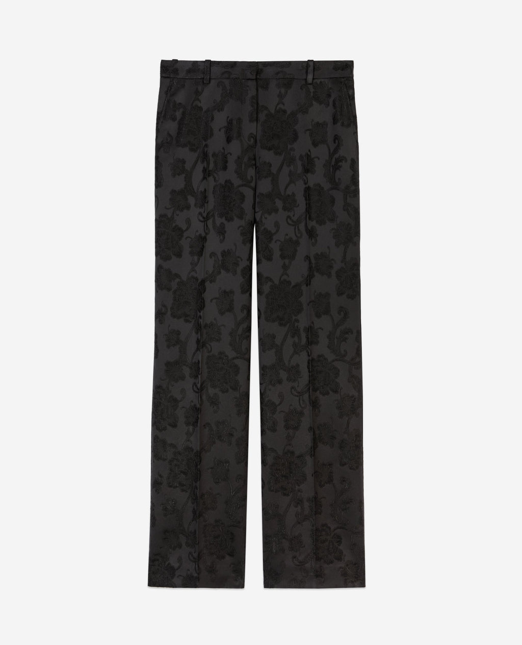 The Kooples - High-Waist Jacquard Suit Trousers
