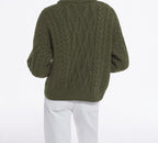 The Kooples - Pull Col Rond En Laine Torsade - Femme