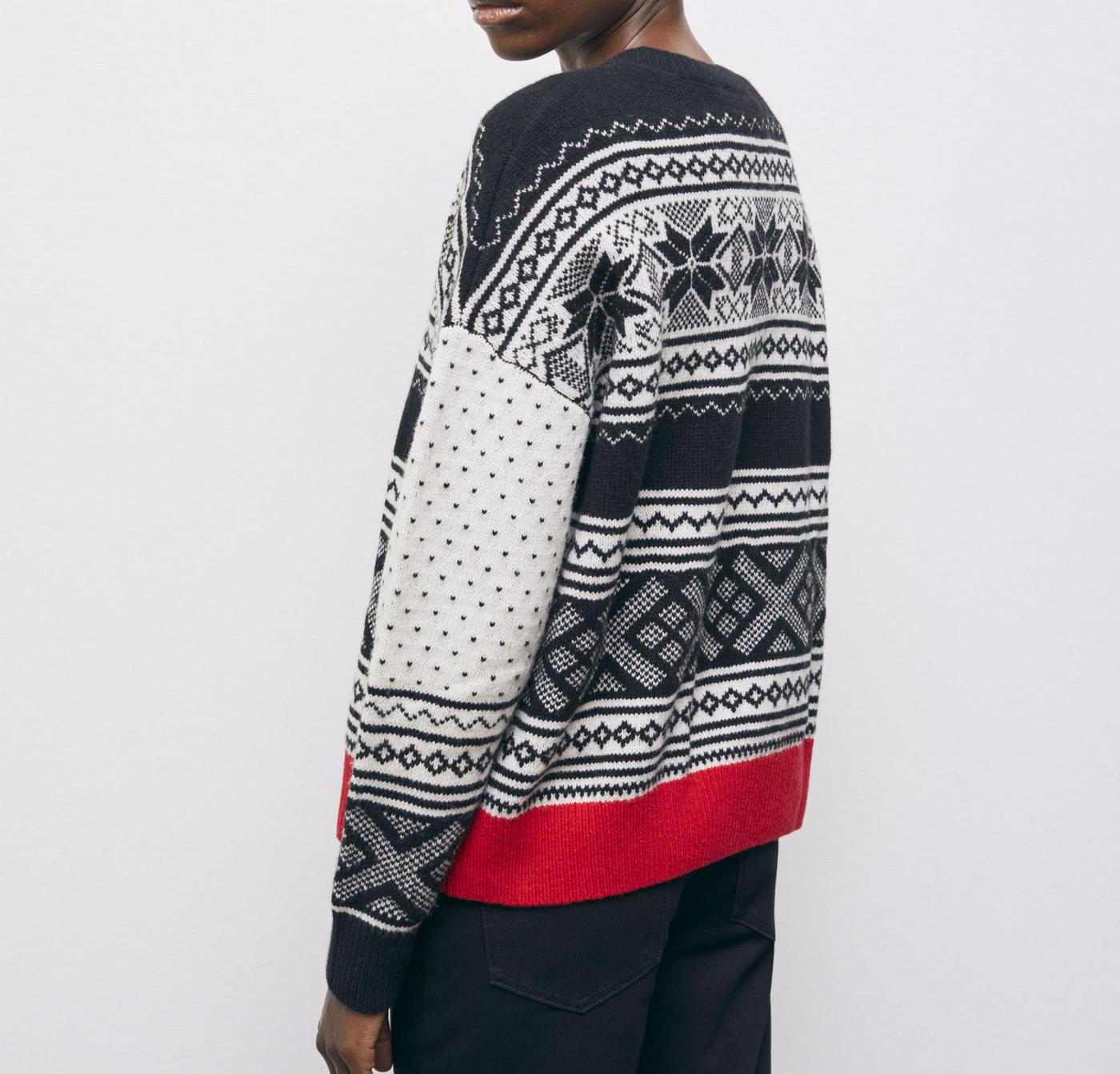 The Kooples - Pull En Laine - Ecru Et Noir - Femme