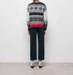 The Kooples - Pull En Laine - Ecru Et Noir - Femme