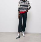 The Kooples - Pull En Laine - Ecru Et Noir - Femme