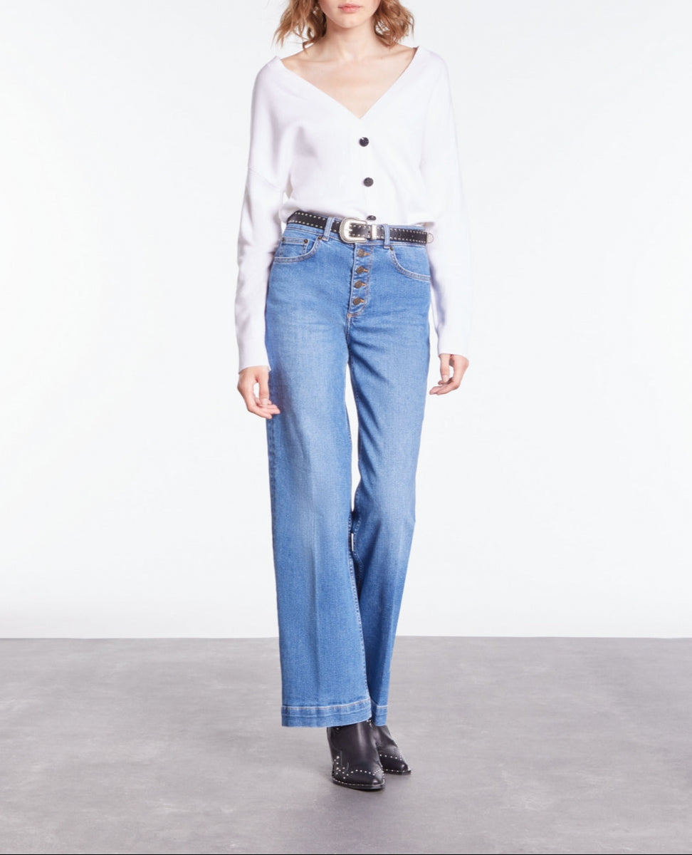The Kooples - Pull En Laine - Ecru - Femme
