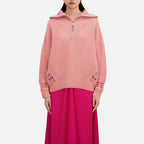 The Kooples - Pull En Laine Et Alpaga - Rose - Femme