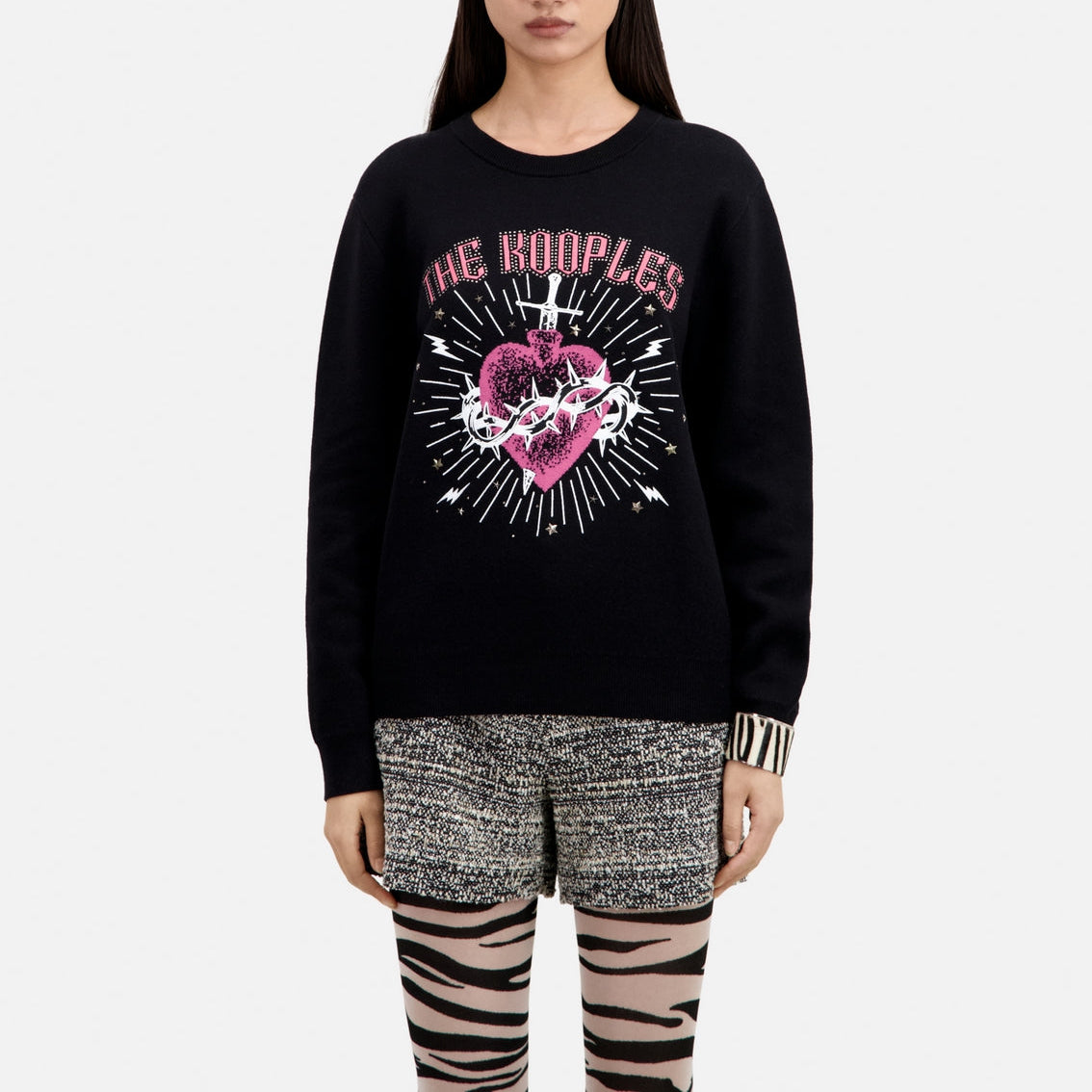 The Kooples - Pull En Laine - Noir - Femme