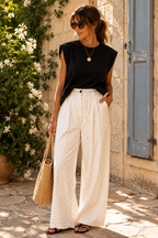 France Trousers - White