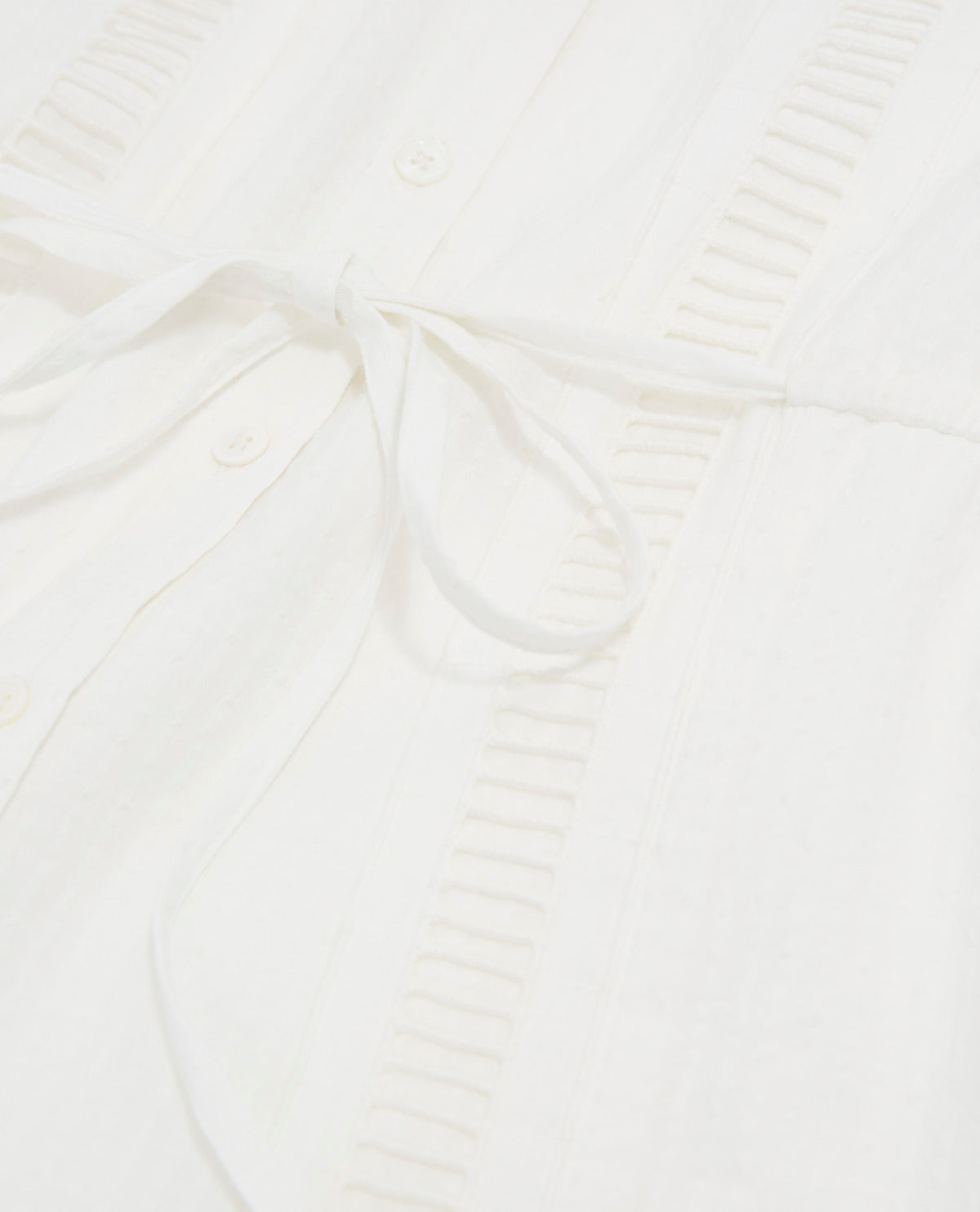 The Kooples - Vestido Corto Blanco Ligero Con Detalles Bordados - Mujer