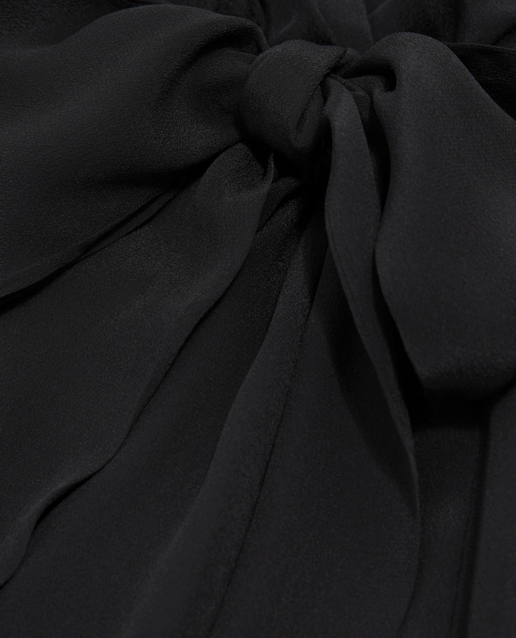 The Kooples - Robe Courte Kimono Ceinturée En Viscose Soie - Noir - Femme