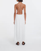 The Kooples - Vestido Largo Verano Tirantes Finos Crudo - Mujer