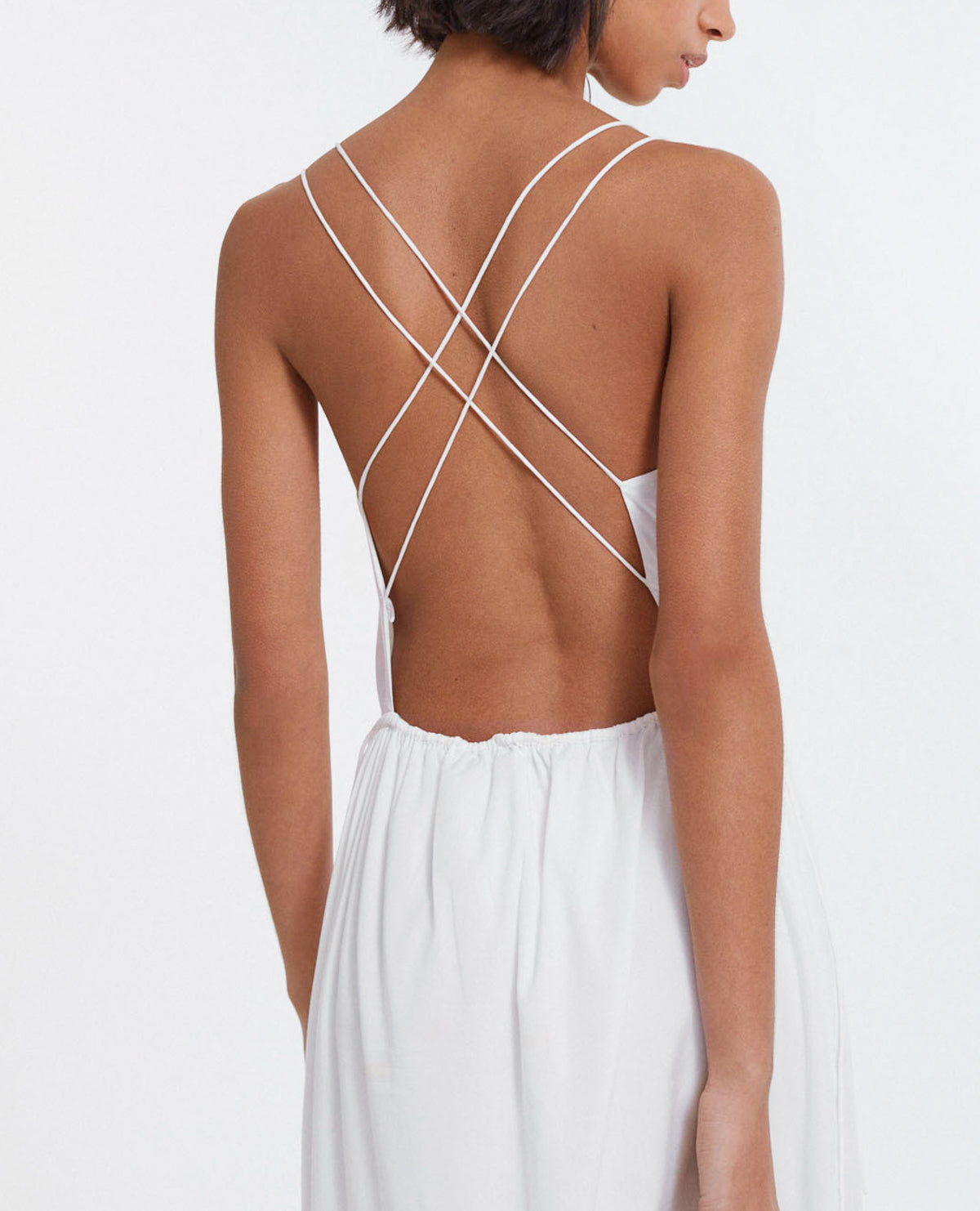 The Kooples - Vestido Largo Verano Tirantes Finos Crudo - Mujer