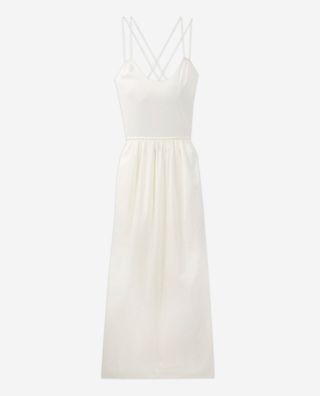 The Kooples - Vestido Largo Verano Tirantes Finos Crudo - Mujer