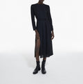 The Kooples - Robe Midi - Noir - Femme