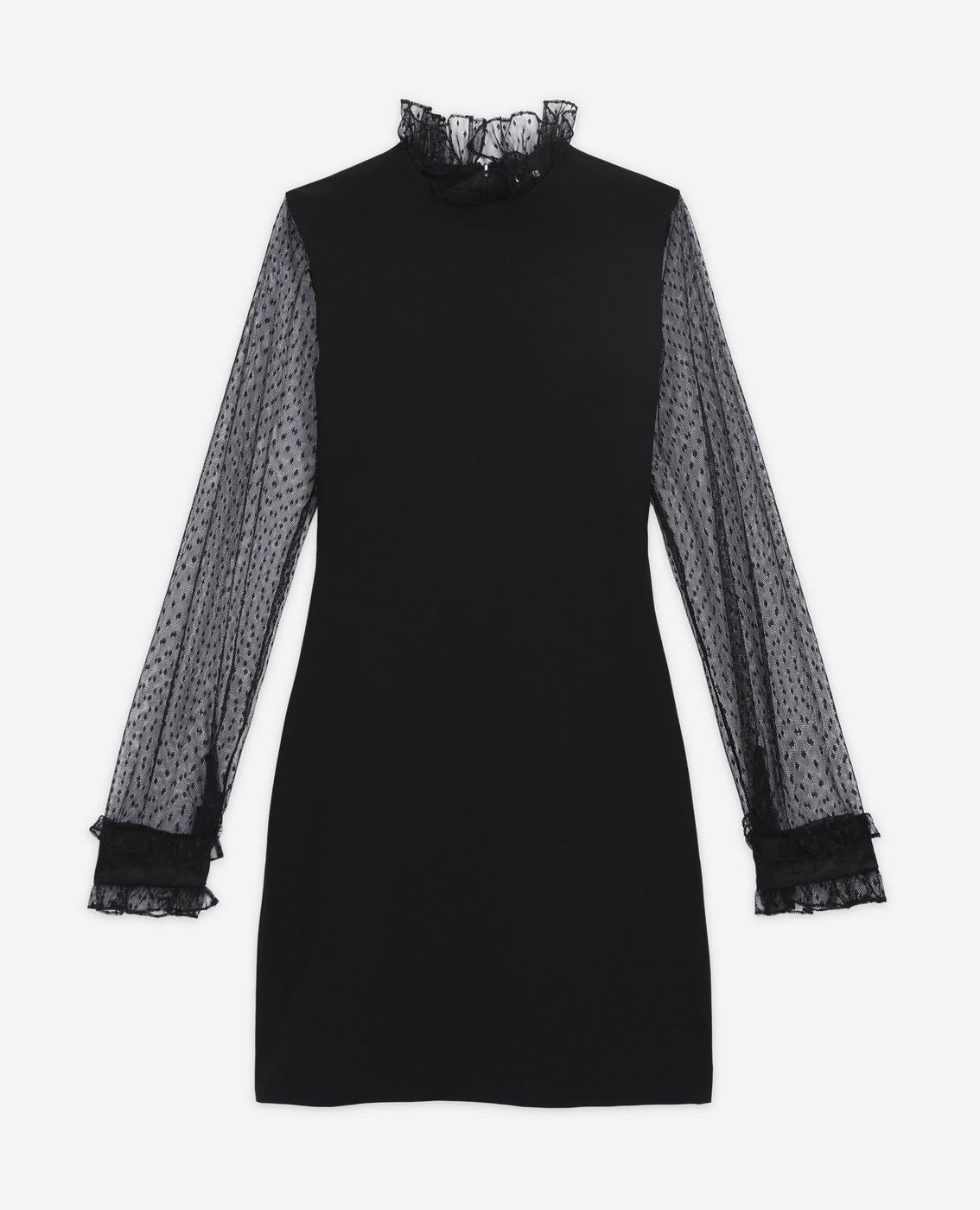 The Kooples - Vestido Corto Detalle Cuello - Mujer