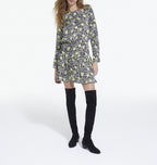 The Kooples - Robe Patineuse - Blanc Et Noir - Femme