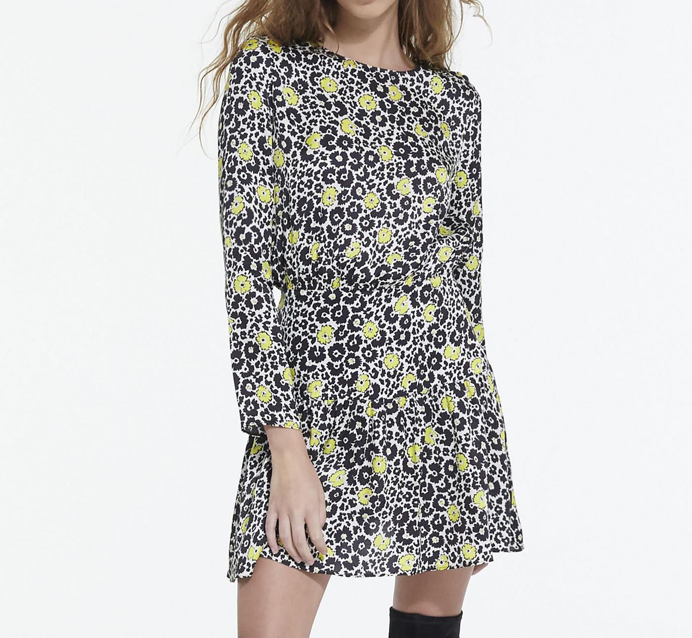 The Kooples - Robe Patineuse - Blanc Et Noir - Femme