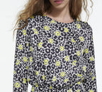 The Kooples - Robe Patineuse - Blanc Et Noir - Femme