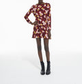 The Kooples - Robe Patineuse - Rouge - Femme