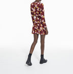 The Kooples - Robe Patineuse - Rouge - Femme