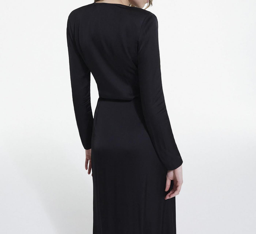 The Kooples - Robe Longue - Noir - Femme