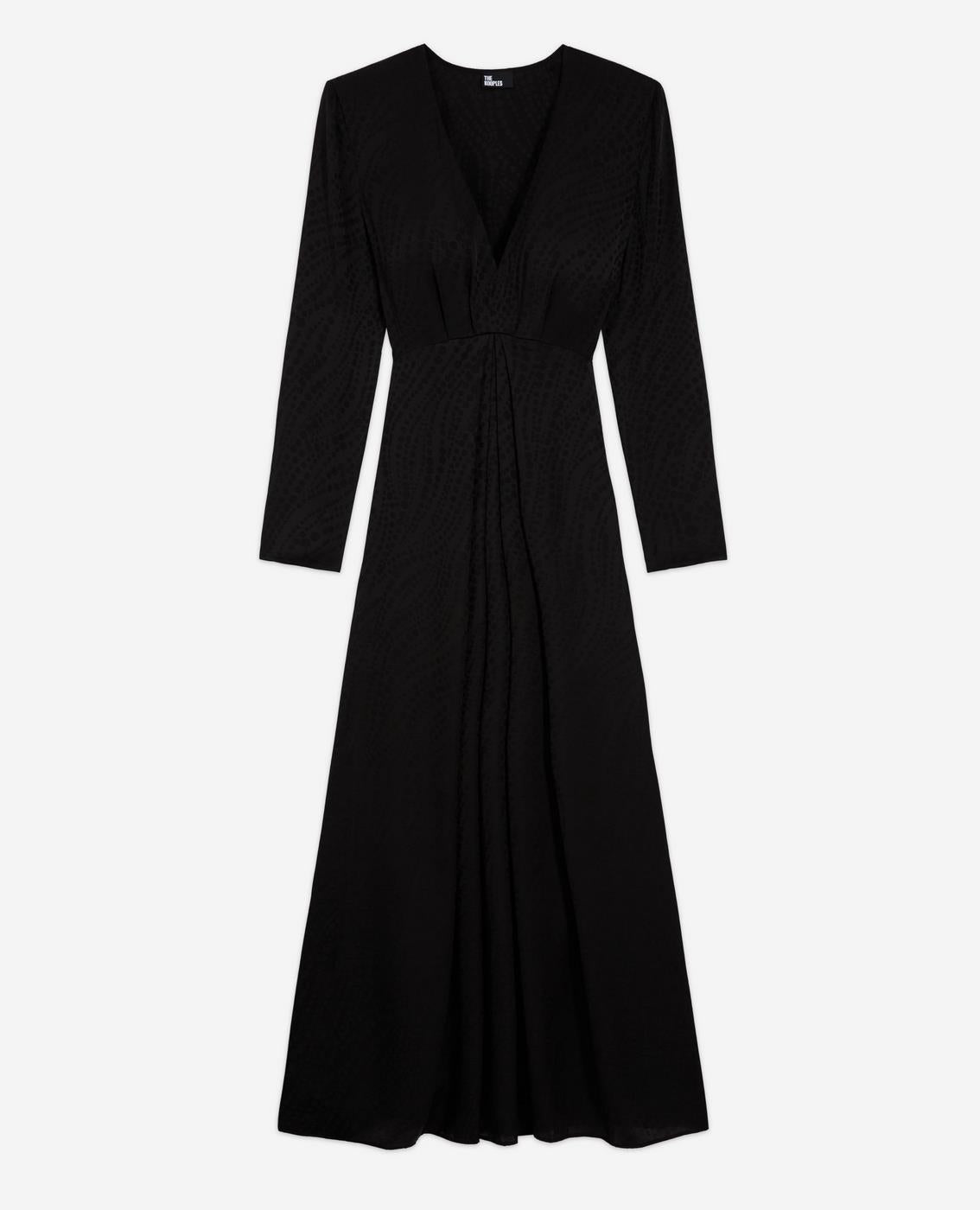 The Kooples - Robe Longue - Noir - Femme