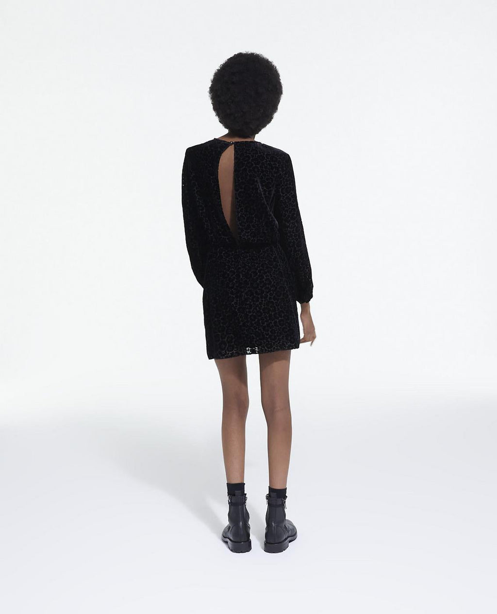 The Kooples - Robe Patineuse - Noir - Femme