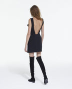 The Kooples - Robe Fourreau - Noir - Femme