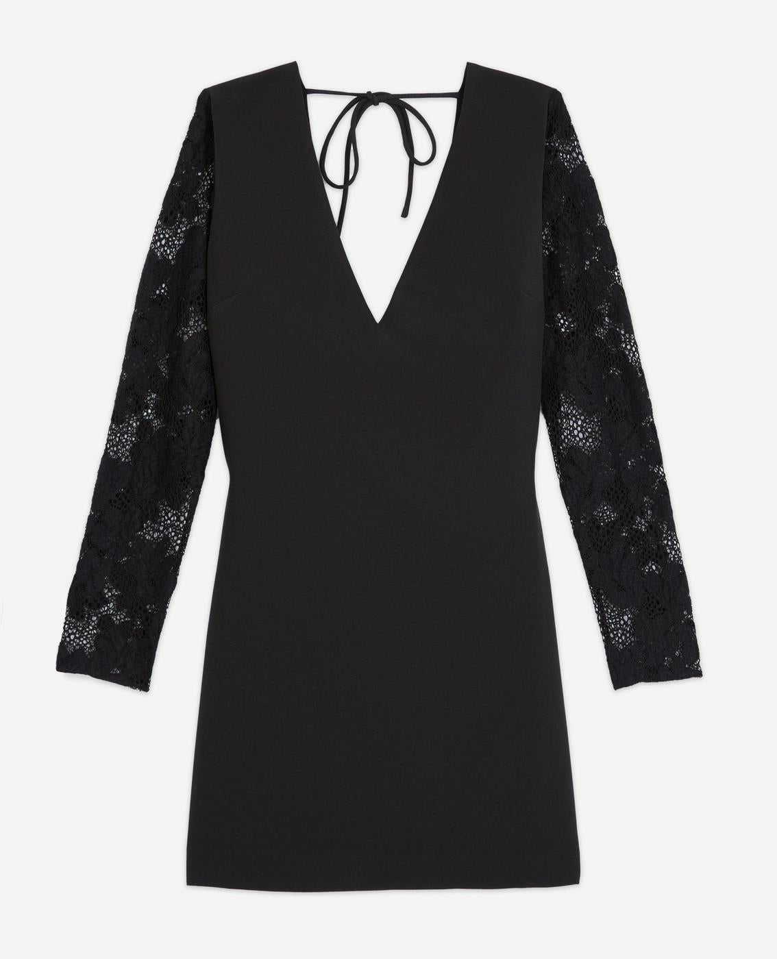 The Kooples - Robe Droite - Bleu Marine - Femme