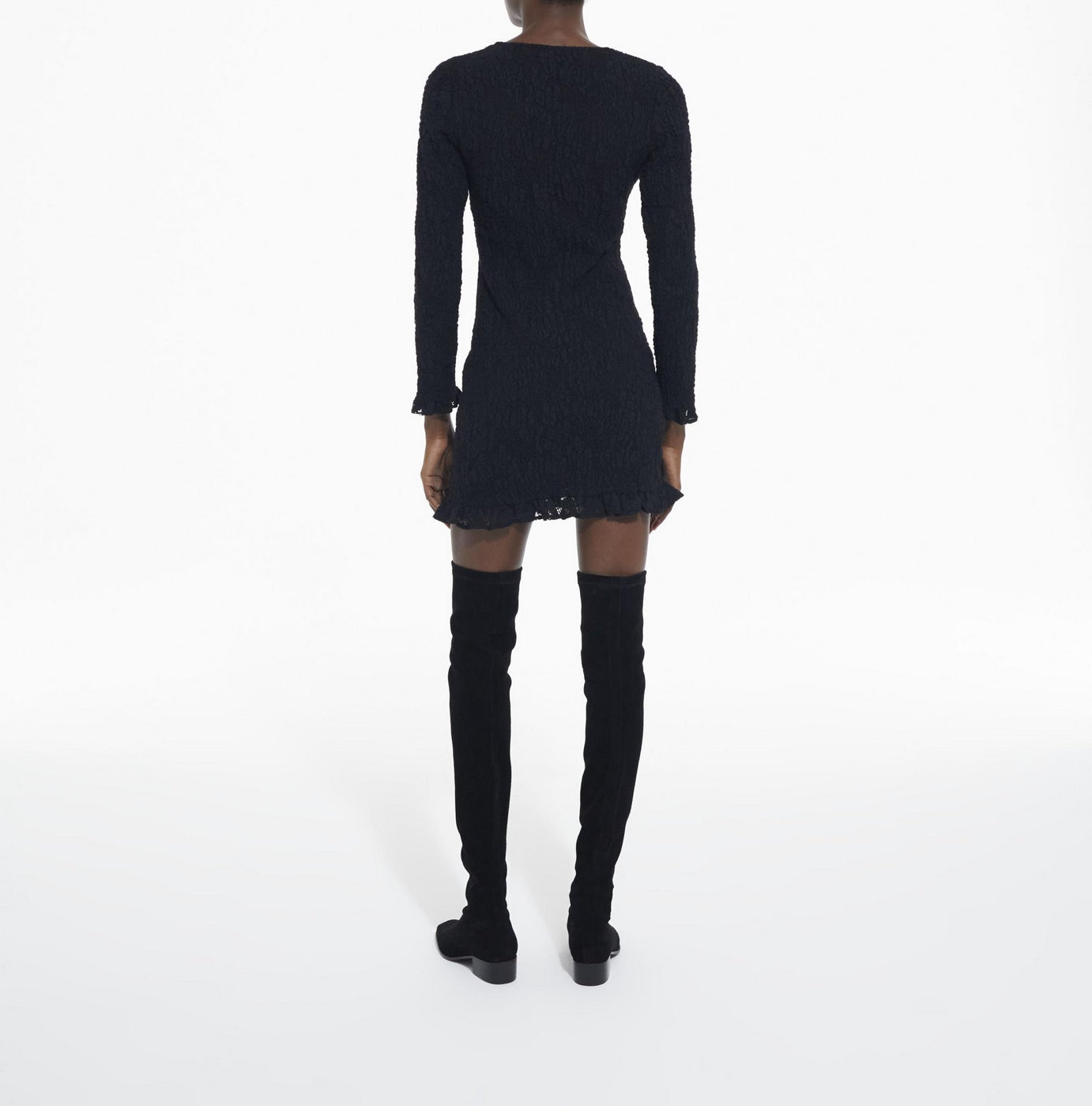 The Kooples - Robe Fourreau - Noir - Femme