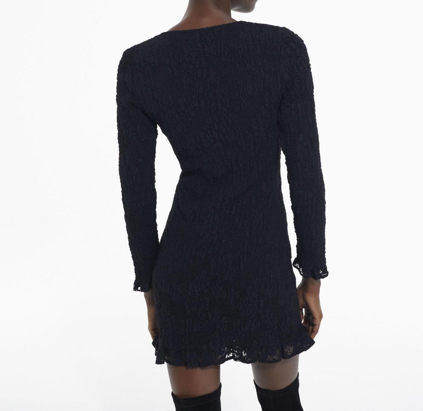 The Kooples - Robe Fourreau - Noir - Femme