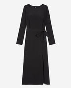 The Kooples - Vestido midi - Negro - Mujer
