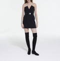 The Kooples - Robe Bustier - Noir - Femme